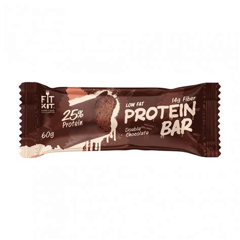 Протеиновый батончик Fit Kit Double chocolate | отзывы
