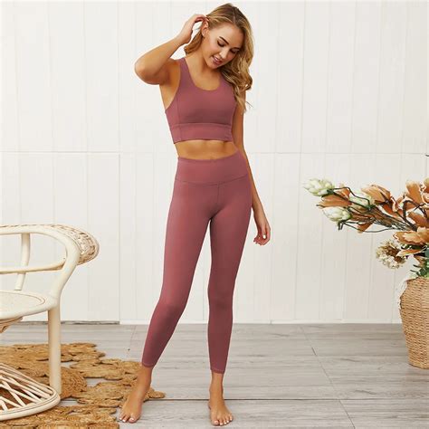 Workout Set Women Seamless Yoga Set Sportswear Fitness Clothes For