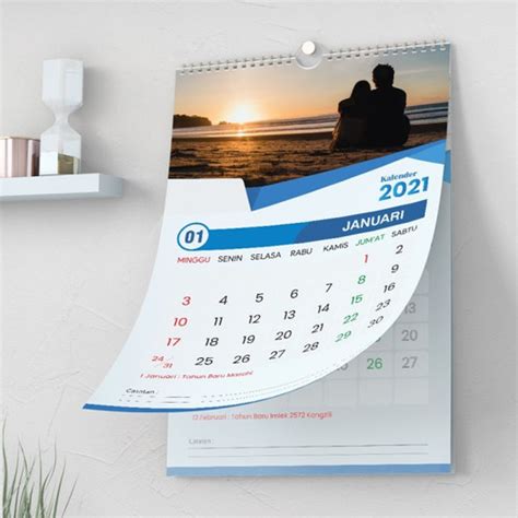 Jual Cetak Kalender Dinding A3 Tahun 2023 Klem Seng Ap 150 3 Lembar Kota Semarang