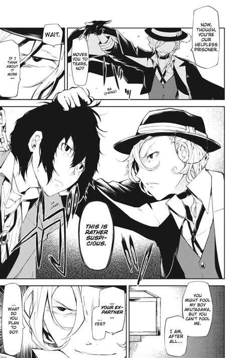 Dazai Osamu And Chuuya Nakahara Manga Panel Stray Dogs Anime Stray