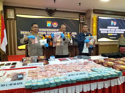 Jaringan Internasional Terbongkar Sabu Kilogram Disita Reskoba