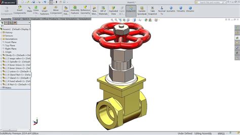 Solidworks Tutorial Design And Assembly Of Gate Valve In Solidworks