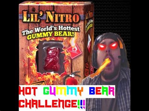 Lil Nitro Challenge Worlds Hottest Gummy Bear Full Reaction YouTube