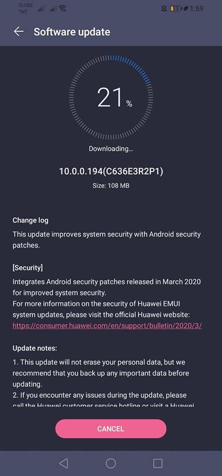 March Emui Security Starts To Rollout For Huawei P Lite Huawei Central