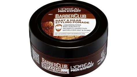 L oréal Men Expert Barber Club Bart und Haar Styling Pomade 75ml mit