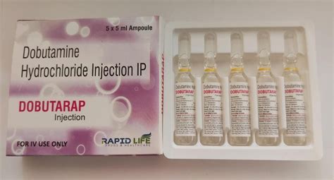 Dobutamine Hydrochloride Injection 5x5ml At Rs 210piece In Panchkula