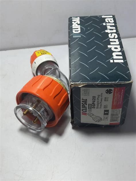 Clipsal 56P420 Straight Plug Three Phase 3 Pin Plug 20A 500V 50