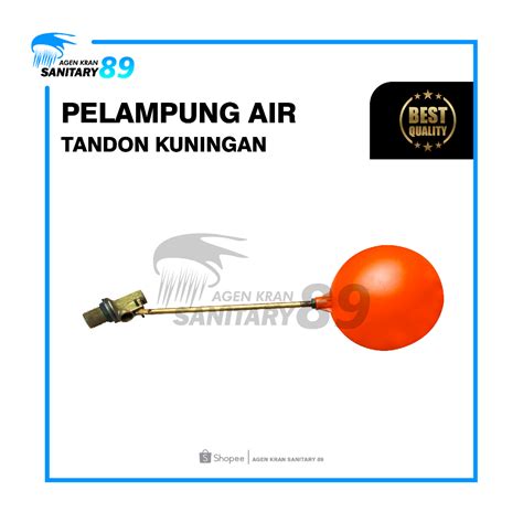 Jual Pelampung Bola Tangki Air Inch Kuningan Floating Valve Toren