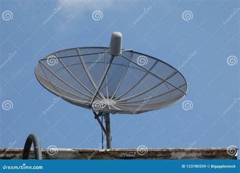 Parabolic Antenna editorial stock image. Image of telecommunications ...