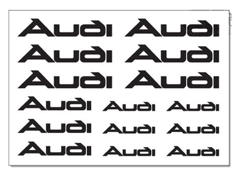 Audi S Line Motor Sports Decal Sticker