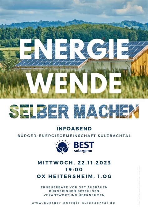 Energiewende selber machen Solar Bürger Genossenschaft Freiburg