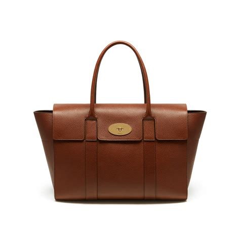 Mulberry New Bayswater Leather Bag In Brown Oak Lyst