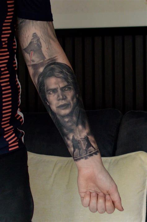 Anakin skywalker by Tom Withington at Rapture Studio Manchester : r/tattoo