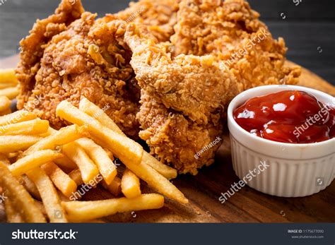 Fried Chicken And Fries