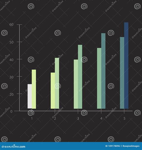 Illustration of Business Chart Isolated on Background Stock ...