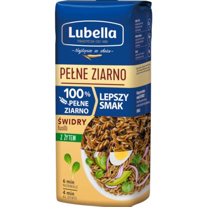 LUBELLA Makaron Pełne Ziarno z Żytem Świdry 400g Pakomarket