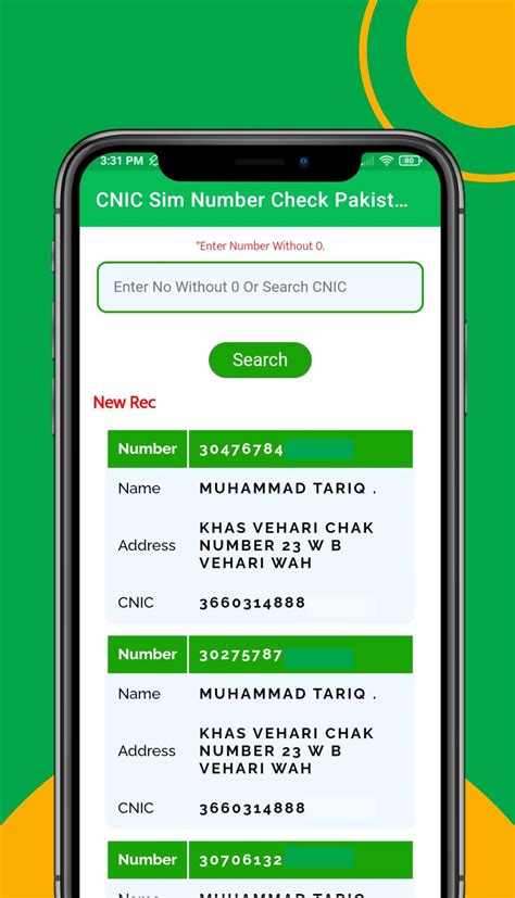 Cnic Sim Number Check Pakistan Apk For Android Download