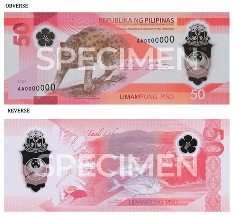 Look New P500 P100 And P50 Polymer Banknotes Unveiled When In Manila