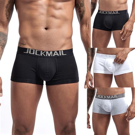 Buy Men S Underpants Pure Color Breathable Patchwork Sports Fitness