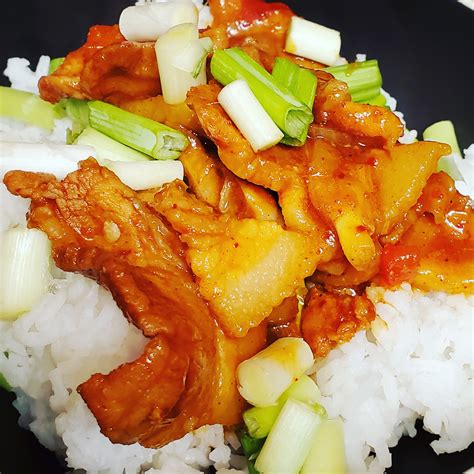 Spicy Korean Bbq Pork Bowl