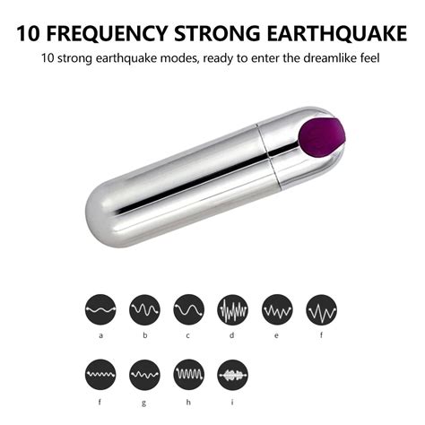 Usb Rechargeable 10 Speed Vibrating Mini Bullet Vibrator Waterproof