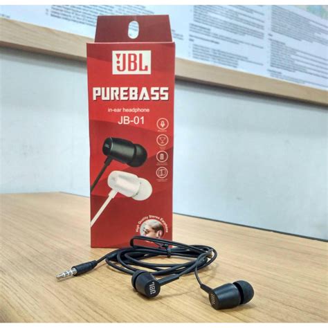 Jual HANDSFREE HEADSET EARPHONE MERK JBL BY HARMAN JB 01 HIGH QUALITY