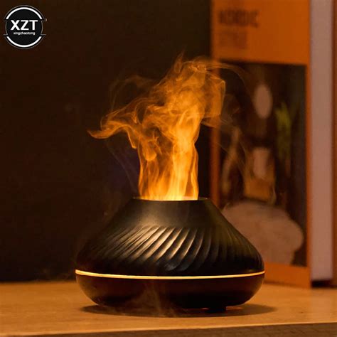 Humidificateur d air portable USB avec lampe à huile essentielle