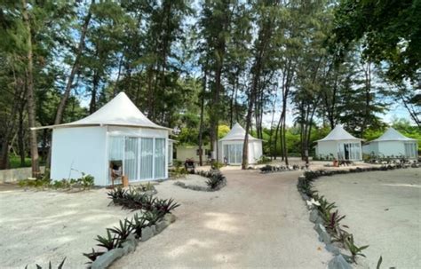 Asha Beach Club And Resort Glamping Di Pantai Raja Wisata Tour And