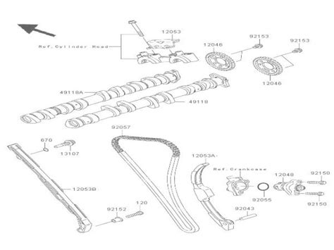 Tensor De Cadena Distribucion Kawasaki Zx10 R 1000 Cc 2011 2015