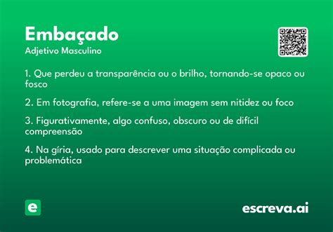 Embassado Ou Embaçado Qual O Certo - Embaçado - Significado e Sinônimo - escreva.ai