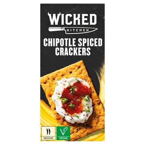 Wicked Kitchen Chipotle Spiced Crackers 150g Tesco Groceries