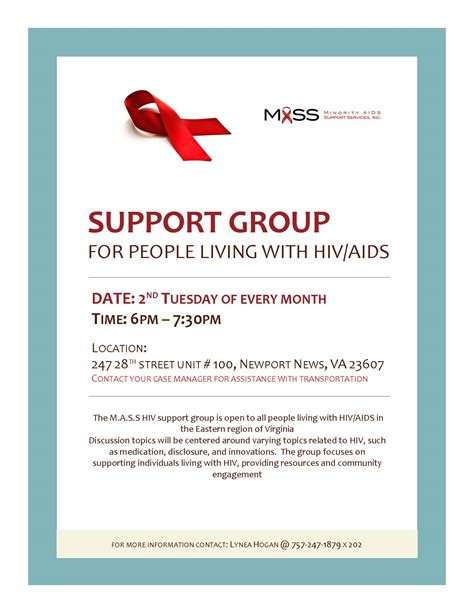 MASS HIV Support Group - Minority Aids Support Services