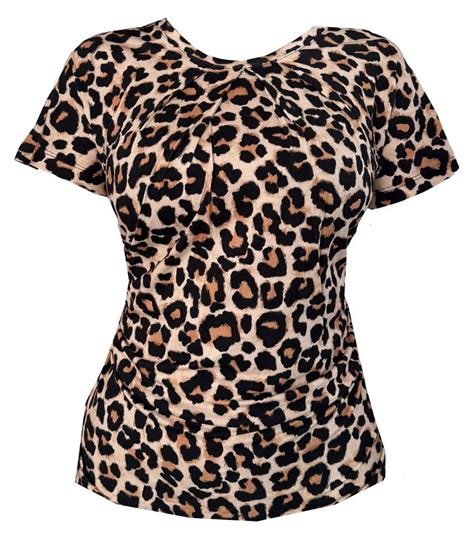 Passioni Print Shirt Leopard Print T Shirt Im Lässigen Schnitt