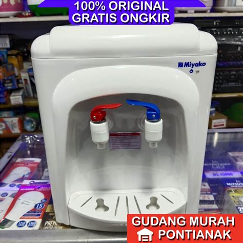 Jual Dispenser Miyako Tempat Galon Air Wd H Kran Keran Panas