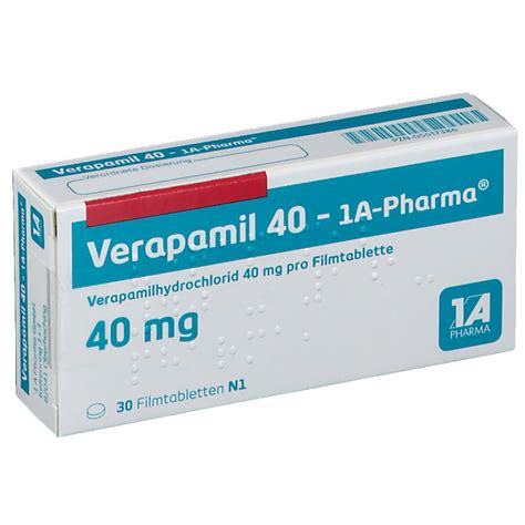 Verapamil A Pharma St Mit Dem E Rezept Kaufen Shop Apotheke