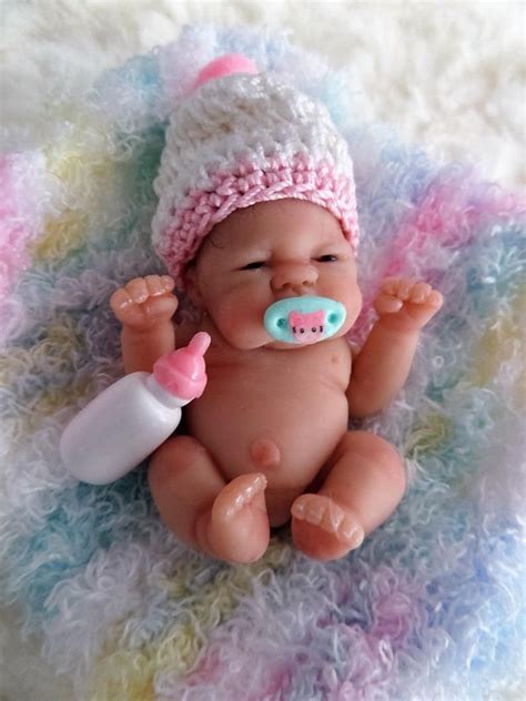 Ooak Mini Truffle Baby By Bttrfly Creations Etsy Clay Baby Ooak Mini