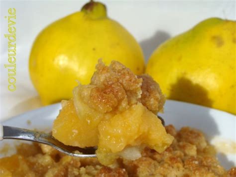 Crumble Pommes Poires Et Coings Recette Ptitchef