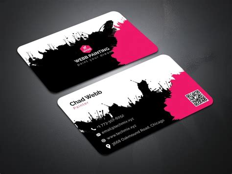 Photographer Black Business Card Design Template Techmix