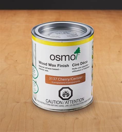 Osmo Cherry Wood Wax Finish Lee Valley Tools