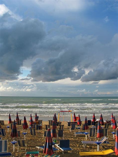 Sturm Am Meer St Rmisches Wetter An Der Adriak Ste In Ital Thomas