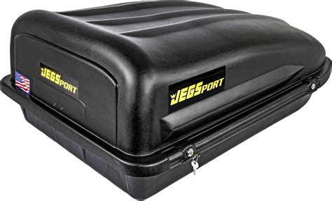 JEGS Rooftop Cargo Carrier For Car Storage Small Roof Rack Cargo