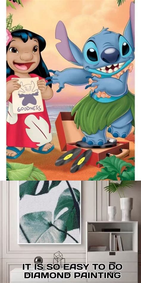 Happy Lilo Stitch Diamond Painting Kit Video Lilo And Stitch