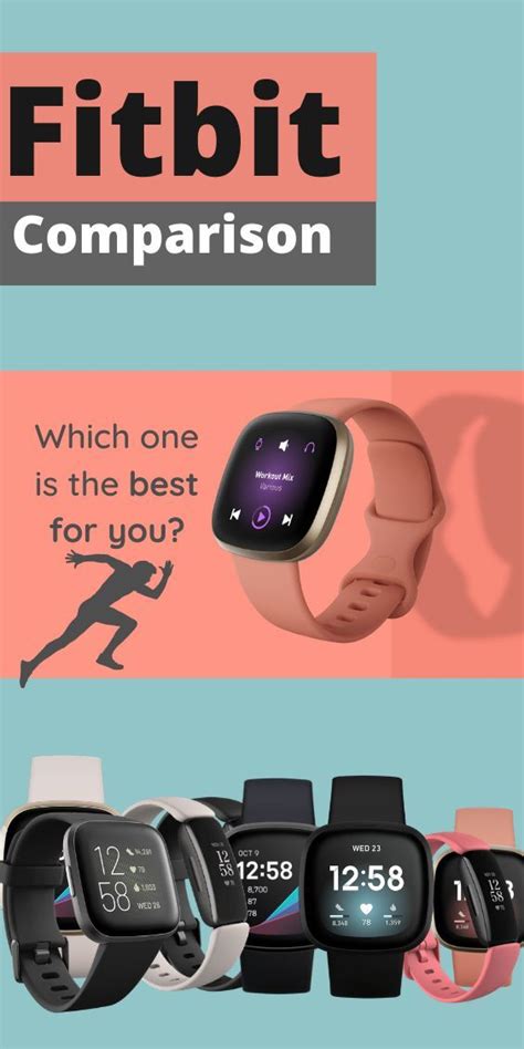 Fitbit Comparison Finding The Right Tracker For You In 2021 Fitness