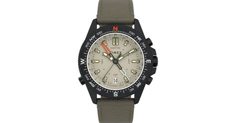 Timex Expedition North Tide Temp Compass Mm Eco Friendly Leather