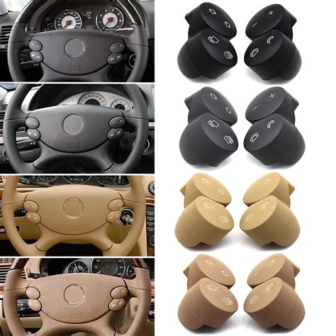 Car Multi Function Steering Wheel Switch Buttons Keys Repair Kit For