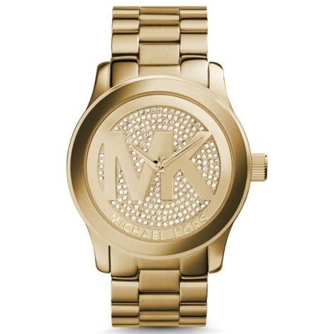 Michael Kors Runway Women S Gold Dial Stainless Steel Band Watch Mk5706 Dukayn