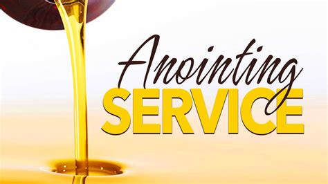 Anointing Service