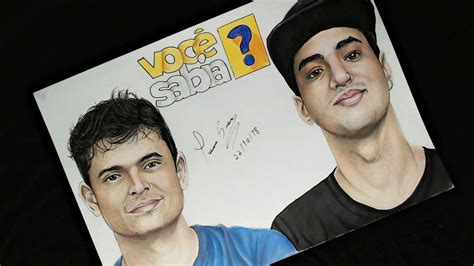 Desenhando Lukas Marques E Daniel Molo Canal VocÊ Sabia Youtube