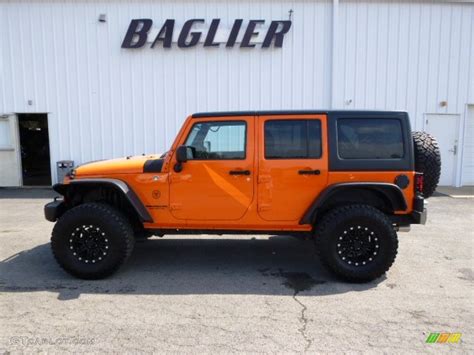 2012 Crush Orange Jeep Wrangler Unlimited Sport 4x4 93337864