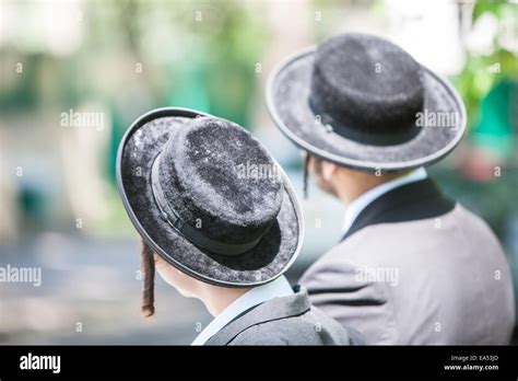 Hasidic Jewish boys in Stamford Hill,the largest Hasidic community in ...